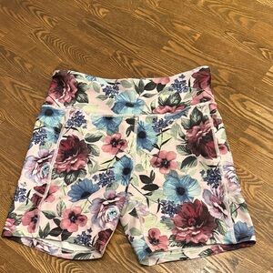 Marika Floral Bike Shorts - Multicolor
